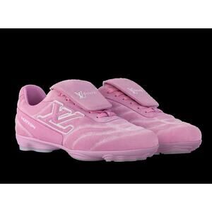 Louis Vuitton Footprint Soccer Sneaker Mens, Pink, Size 7.5 Womens 9